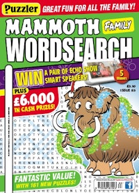 Mammoth Family Wordsearch