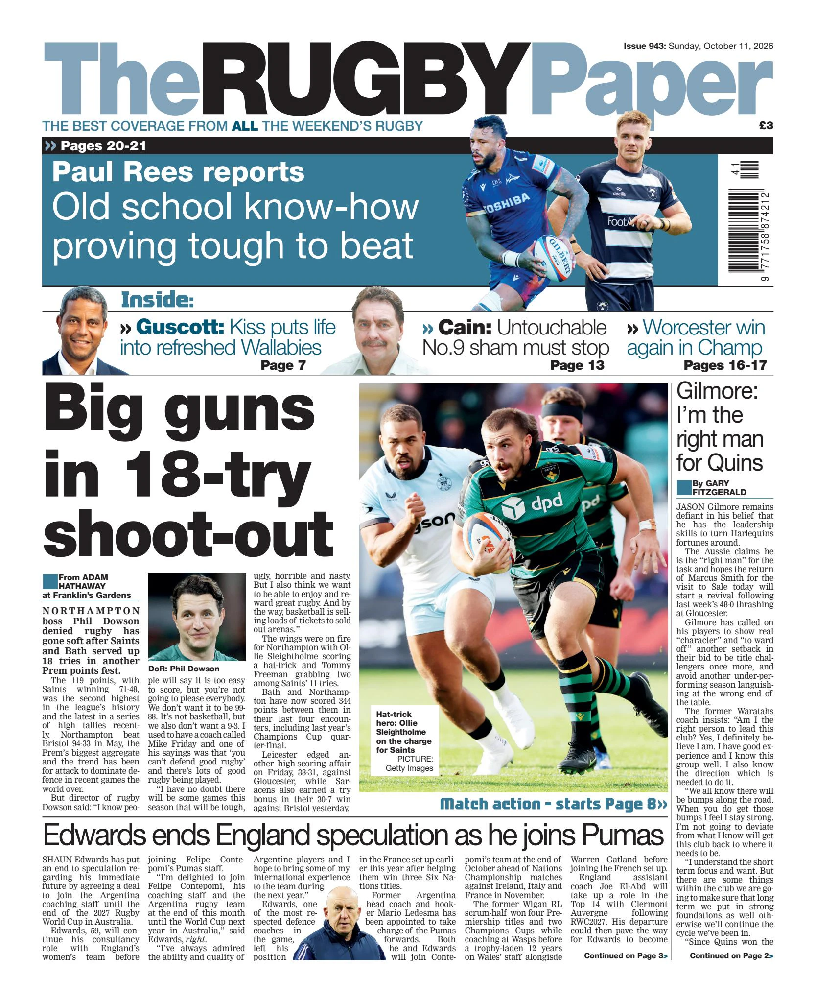 Simple Rugby Magazine The Rugby Paper Subscriptions
