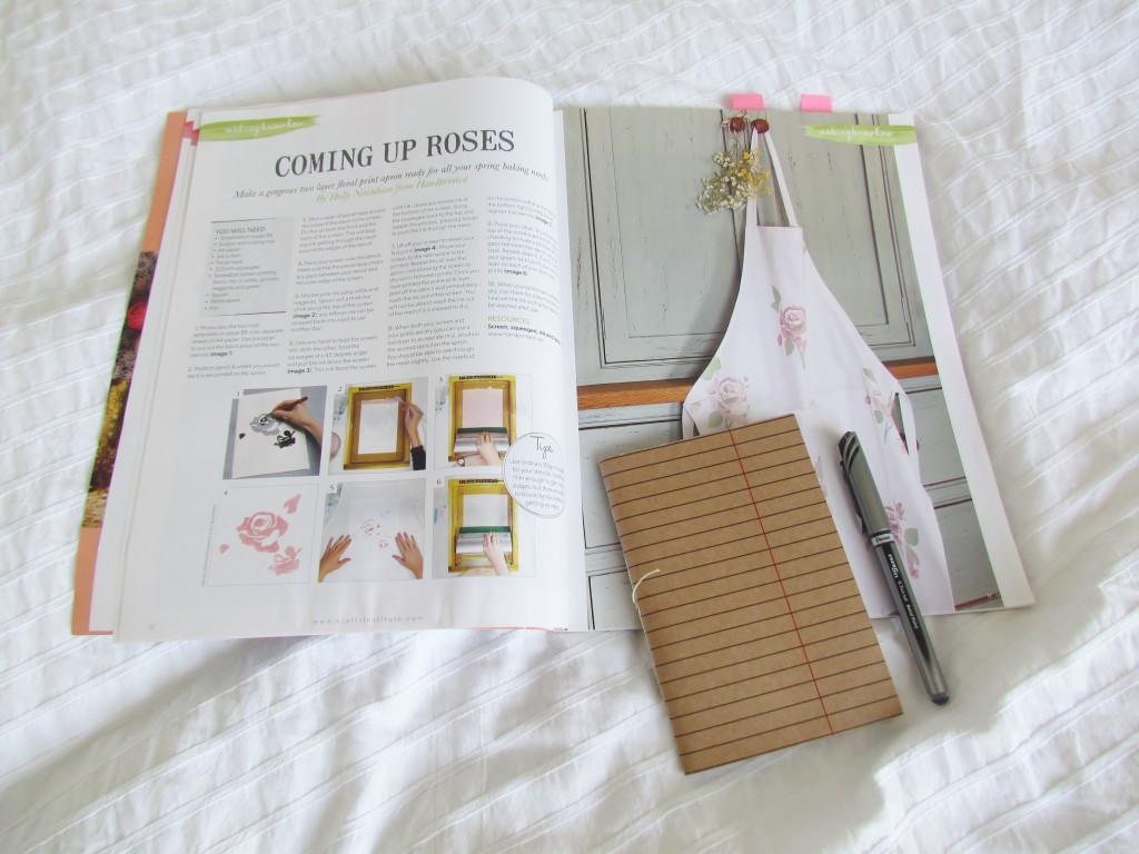 magazine.co.uk Making Magazine Spring Crafts roses apron