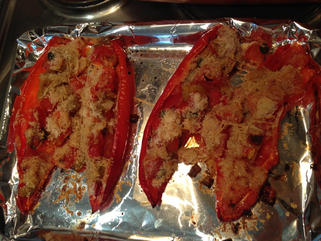 stuffed peppers olive grilled cheese