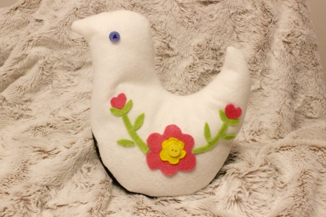 bird bookends Love sewing DIY