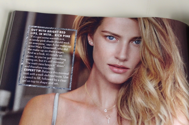 Red Magazine - Pink Lipstick Feature