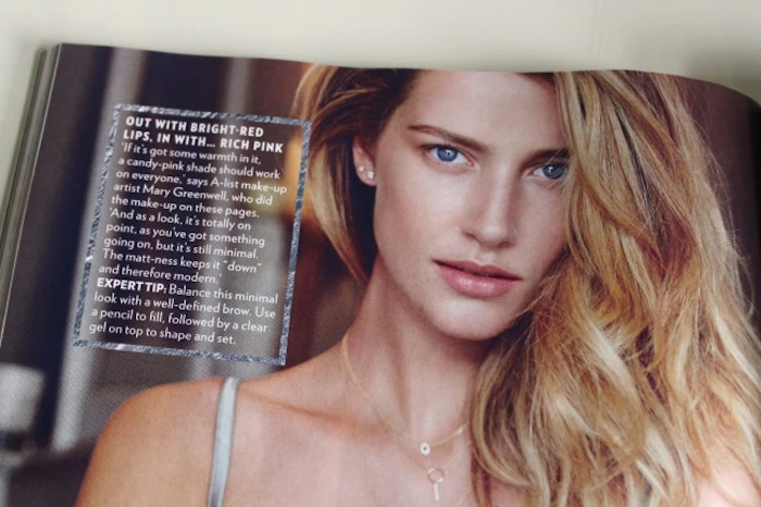 Red Magazine - Pink Lipstick Feature