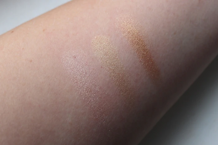 Red Magazine - Gold Eyeshadow Swatches