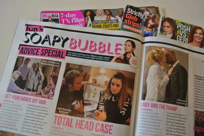 Heat magazine Soapy Bubble