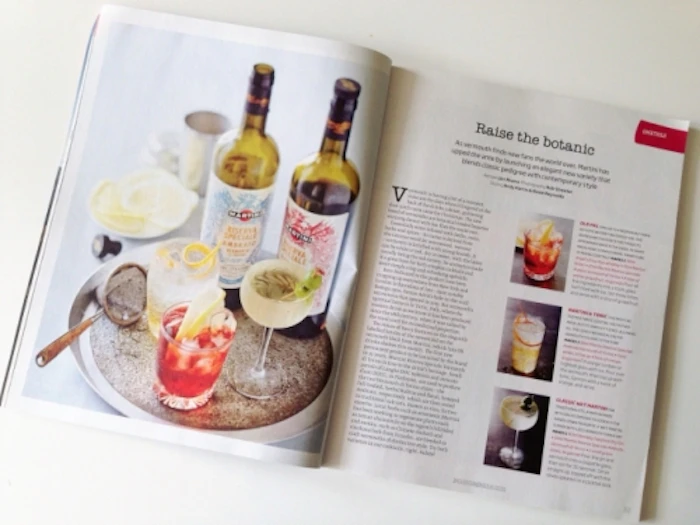 Jamie Oliver magazine cocktail inspiration