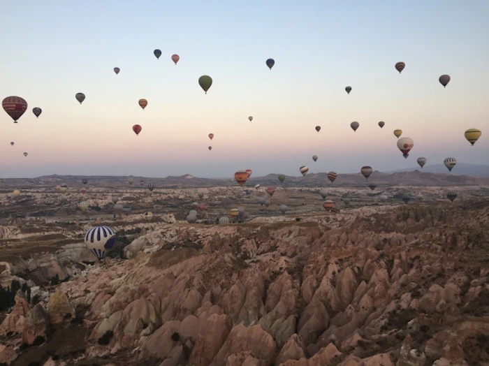 hot air balloons turkey 
