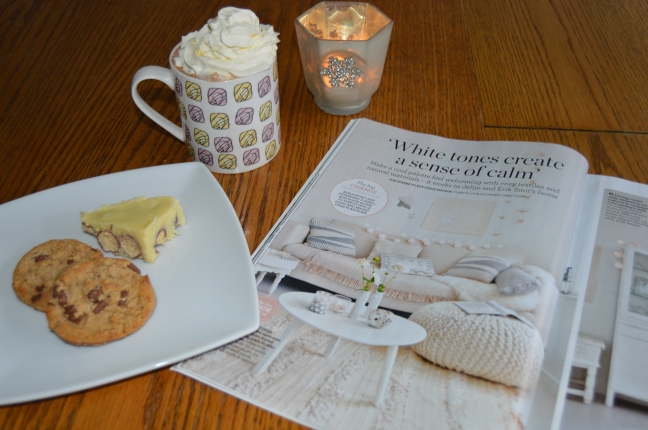 ideal home white decor feature