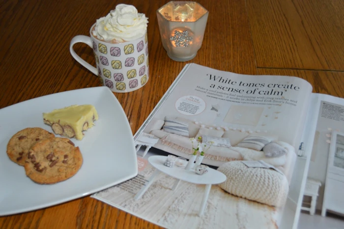 ideal home white decor feature