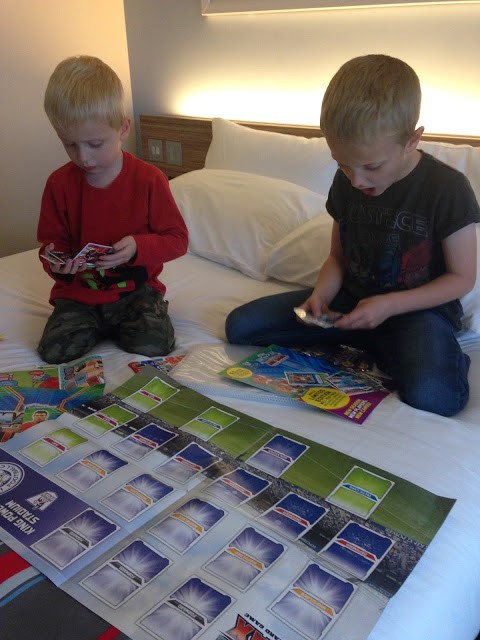 Match magazine kids football stickers