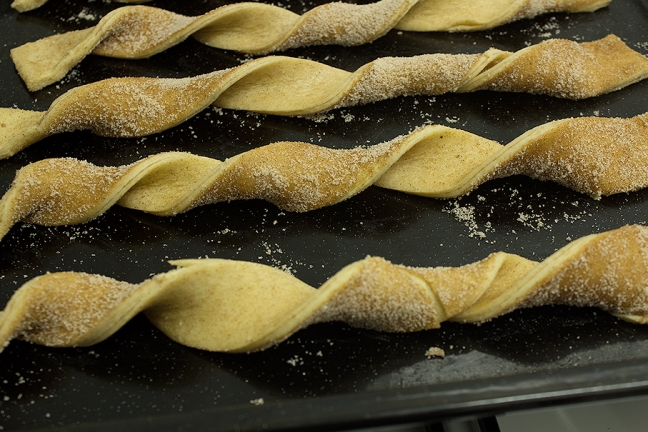 cinnamon twists ready to bake