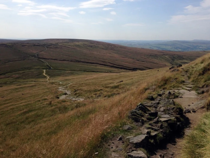 hiking trail view