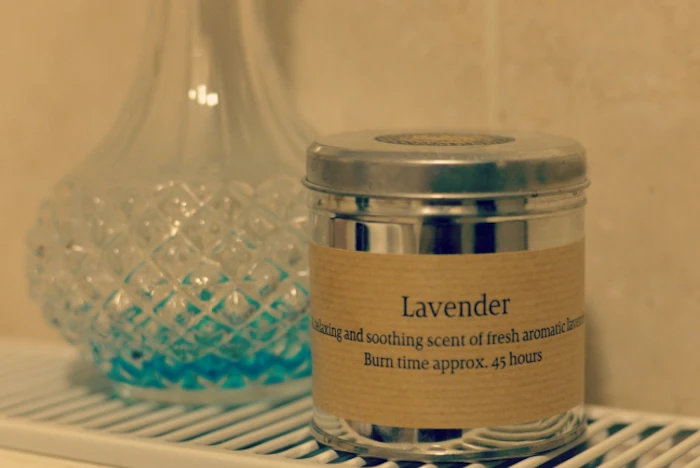 lavender candle bath vogue