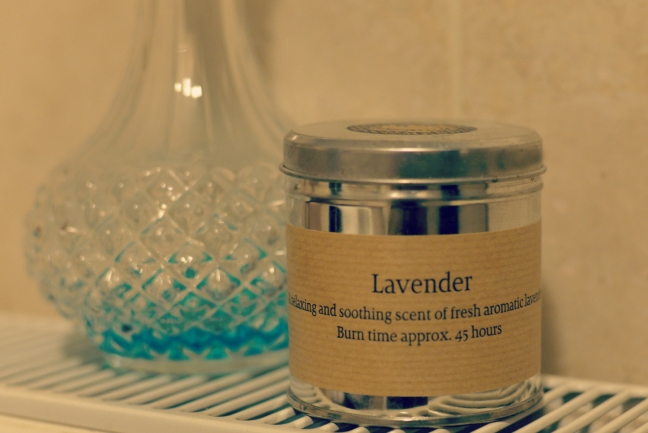 lavender candle bath vogue