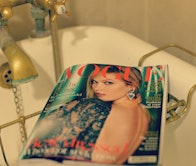 relax with vogue magazine