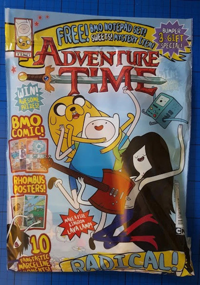 Cover of Adventure Time magazine