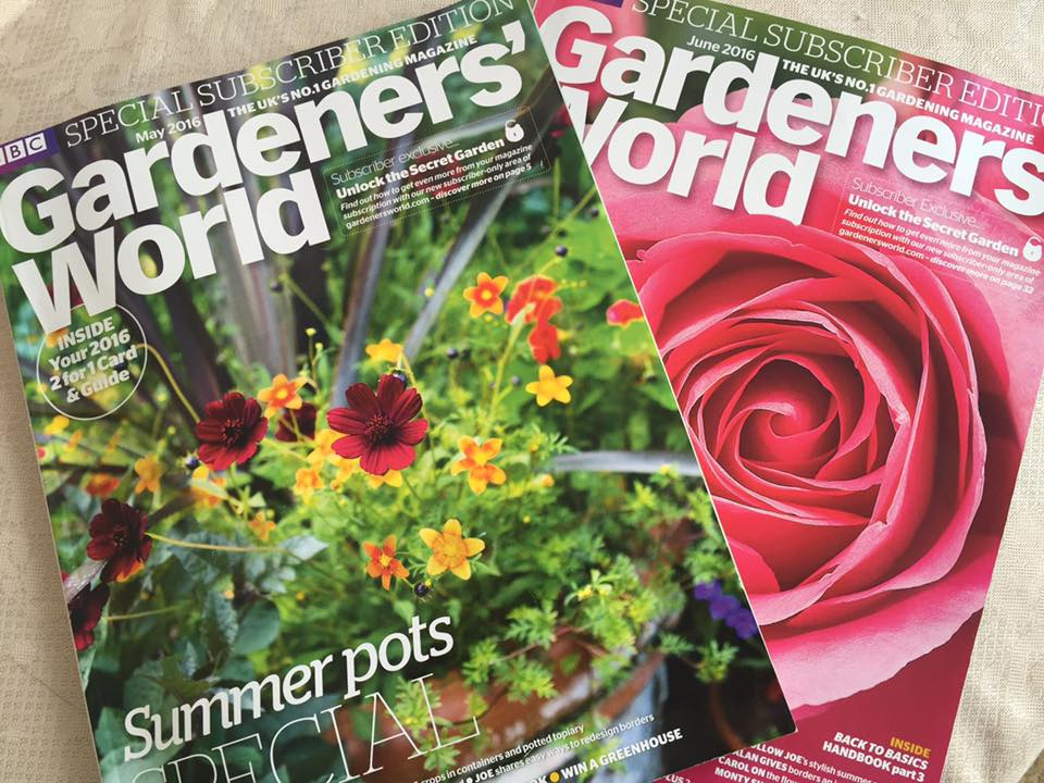 May issue of Gardeners' World magazine