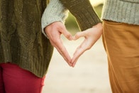 Two hands forming a heart