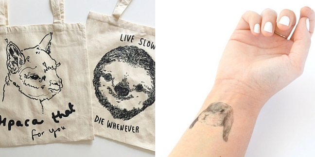 Items made by Hello Harriet