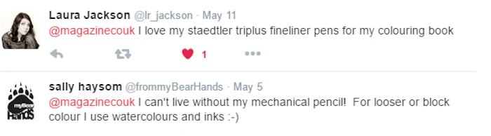 Responses on Twitter