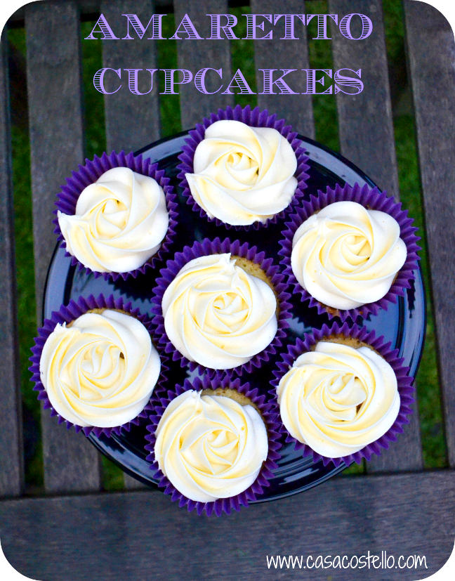 amaretto cupcakes