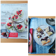 Blueberry Cheesecake Blondies - A Recipe from Delicious Magazine