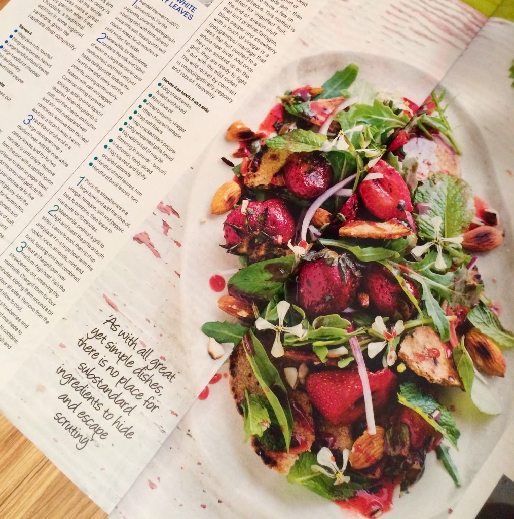 grilled strawberry salad womens fitness magazine