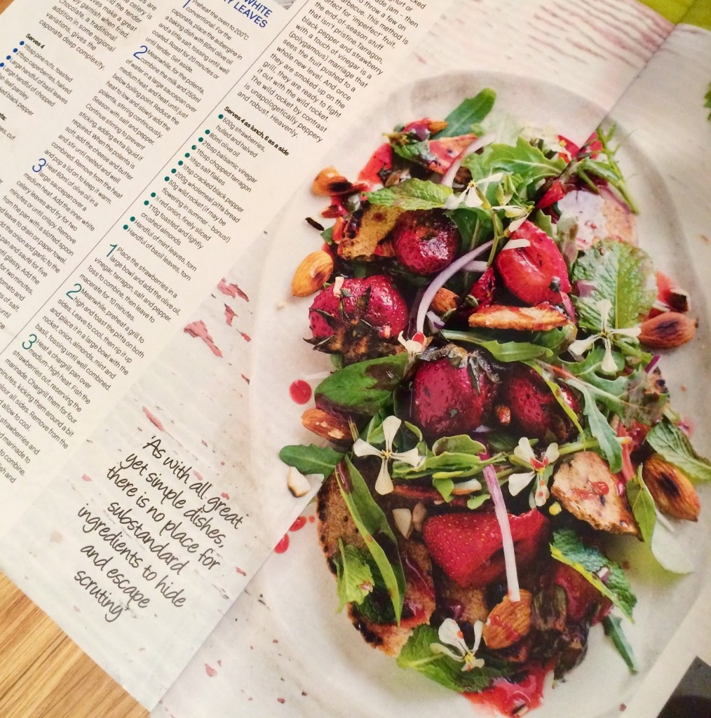 grilled strawberry salad womens fitness magazine