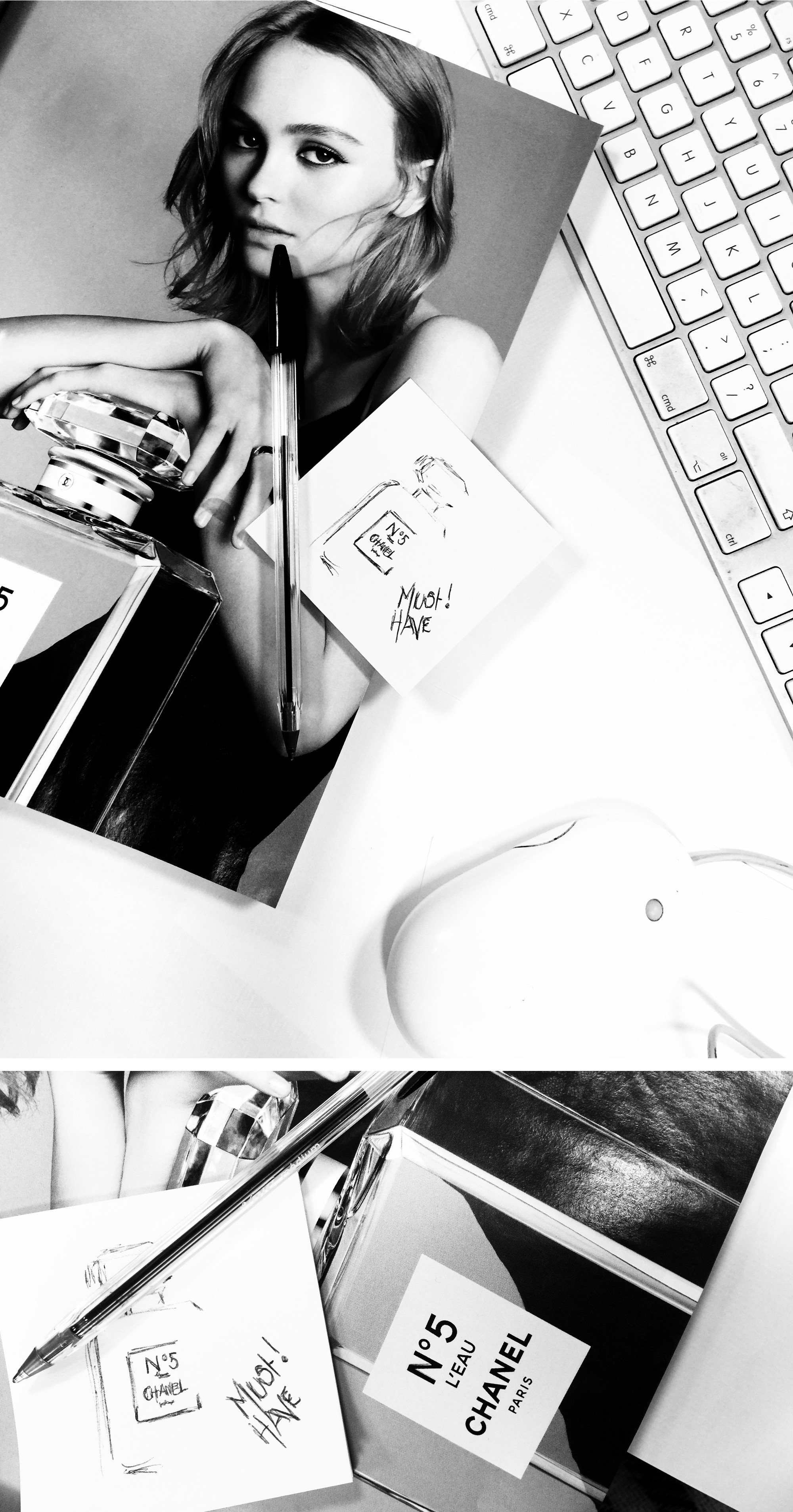 Elle October 2016 Chanel L'Eaui