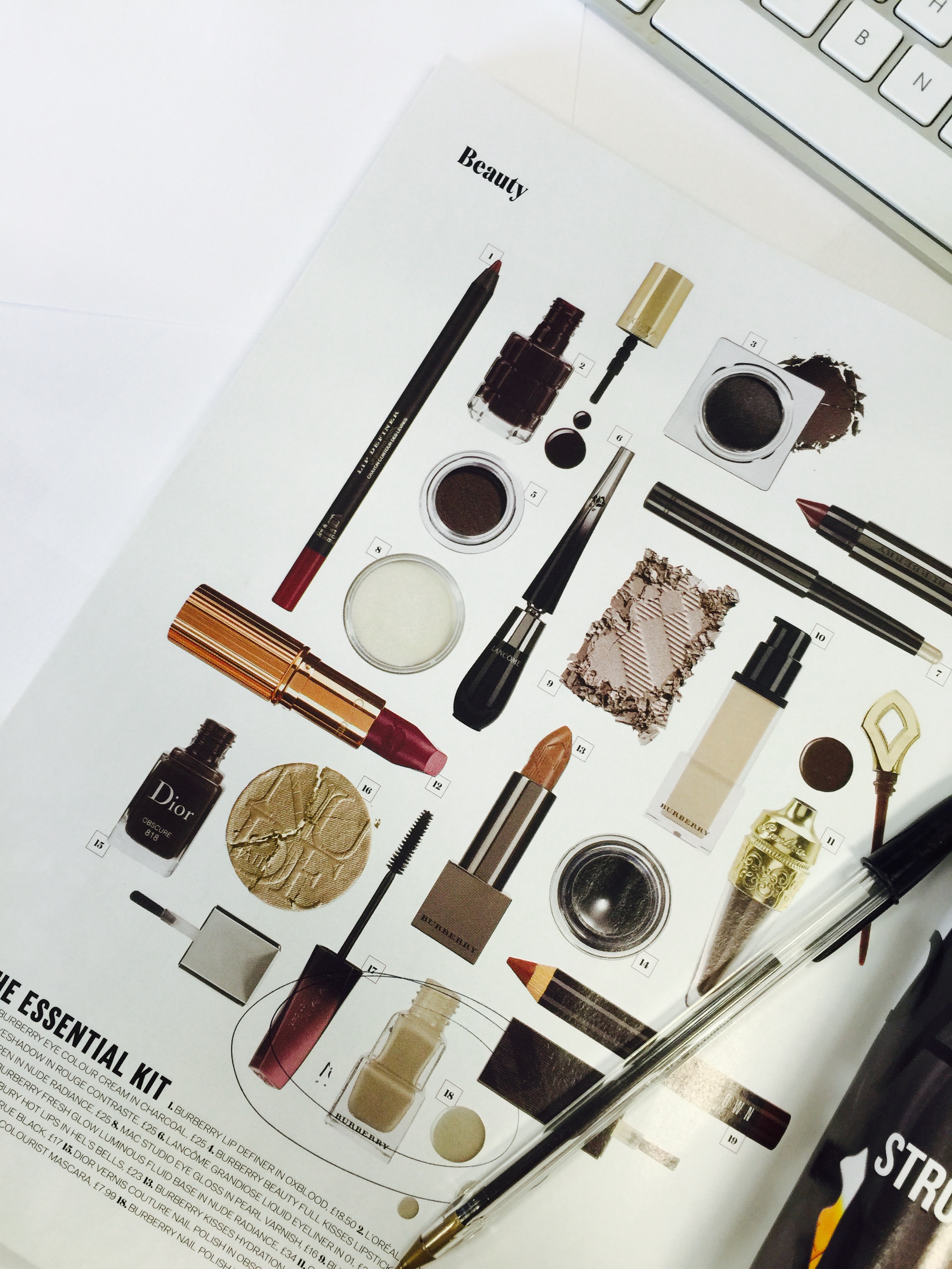 Elle October AW16 beauty