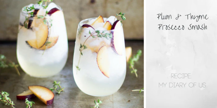 Plum & Thyme Prosecco Smash