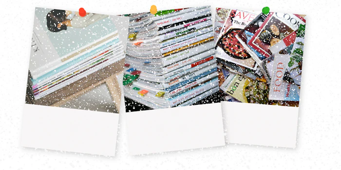 Christmas Crafts out of Magazines | magazine.co.uk