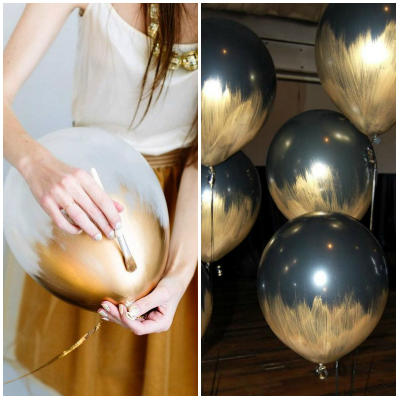 Metallic Balloons DIY | The Hub blog at magazine.co.uk