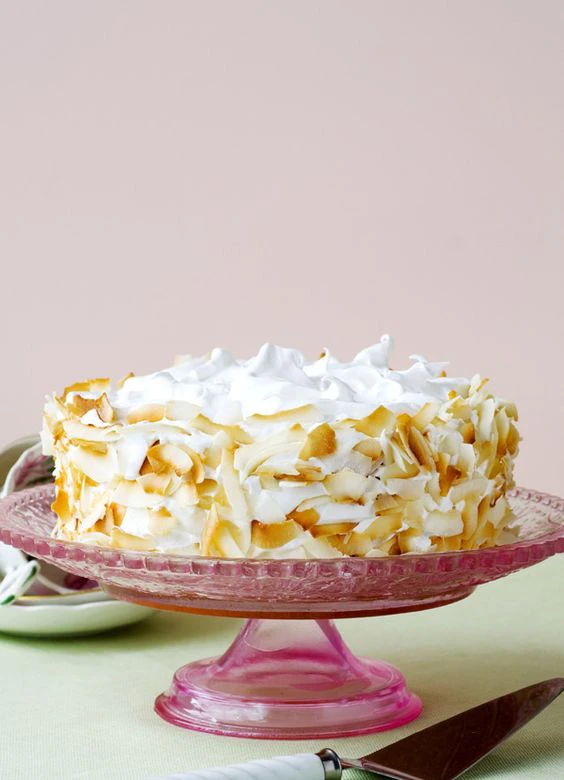 Olive Fluffy coconut and lime cake 