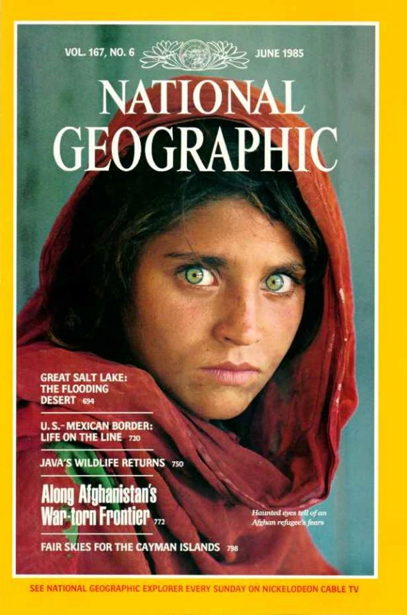 Afghan Girl 1985 National Geographic Cover
