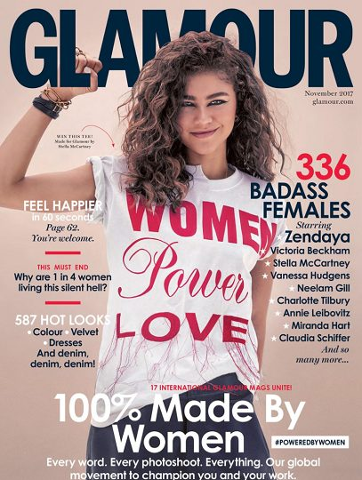 Glamour magazine November 2017 Zendaya
