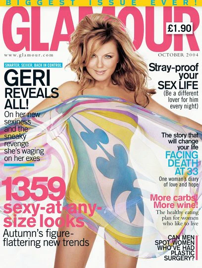Glamour magazine October 2004 Geri Halliwell