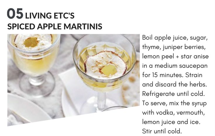 christmas magazine recipes - cocktail