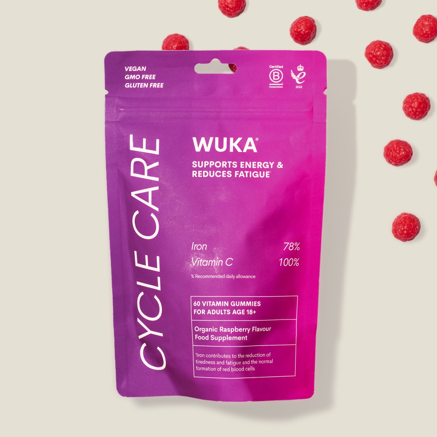 Free Wuka - energry iron gummies worth &pound;19.99