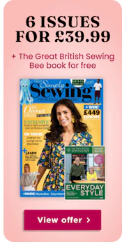 Simply Sewing 6 Issues for £39.99 Simply Sewing 6 Issues for £39.99